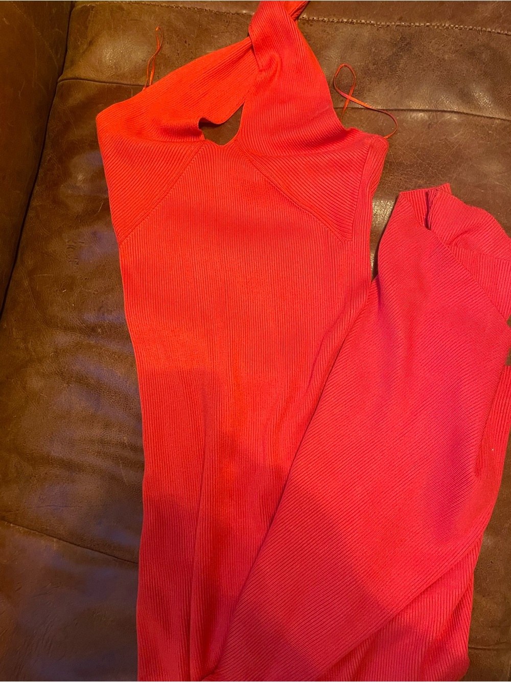 Maxi twist halter Mango summer dress